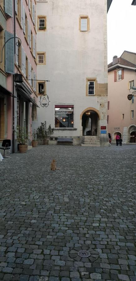 Haus De Philosophe Et Compositeur Rousseau Biel Exteriör bild